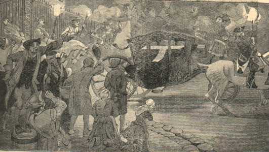 Le convoi funbre de Louis XV