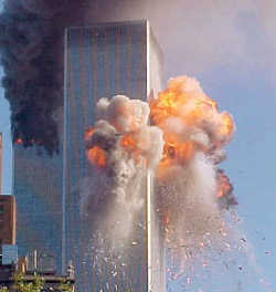 Attentats du 11 septembre - Photo du domaine public tire du site wikipdia