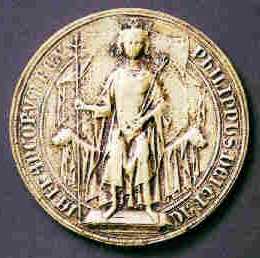 Philippe VI de Valois - Reproduction de sceau utilise avec l'aimable autorisation du site Sigillum