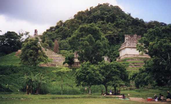 Vue de Palenque - Photo utilise avec l'aimable autorisation de C. Bourgade