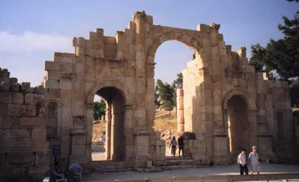 Porte de Jerash - Photo utilise avec l'aimable autorisation de N. Prigent