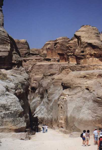 Entre du Siq - Photo utilise avec l'aimable autorisation de N. Prigent
